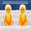 PERFORMORE Flip Flop Beach Towel Clips (Yellow), 2-Pack, Portable Towel