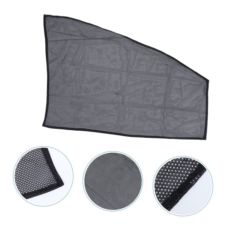 Mikinona 2 Pcs Durable Shades Magnetic Window Curtains for UV