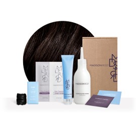 Madison Reed Madison Reed Radiant Hair Color Kit, Darkest Brown Black for 100% Gray Coverage, Ammonia-Free, 3NNA Positano Black, Permanent Hair Dye, Pack of 1