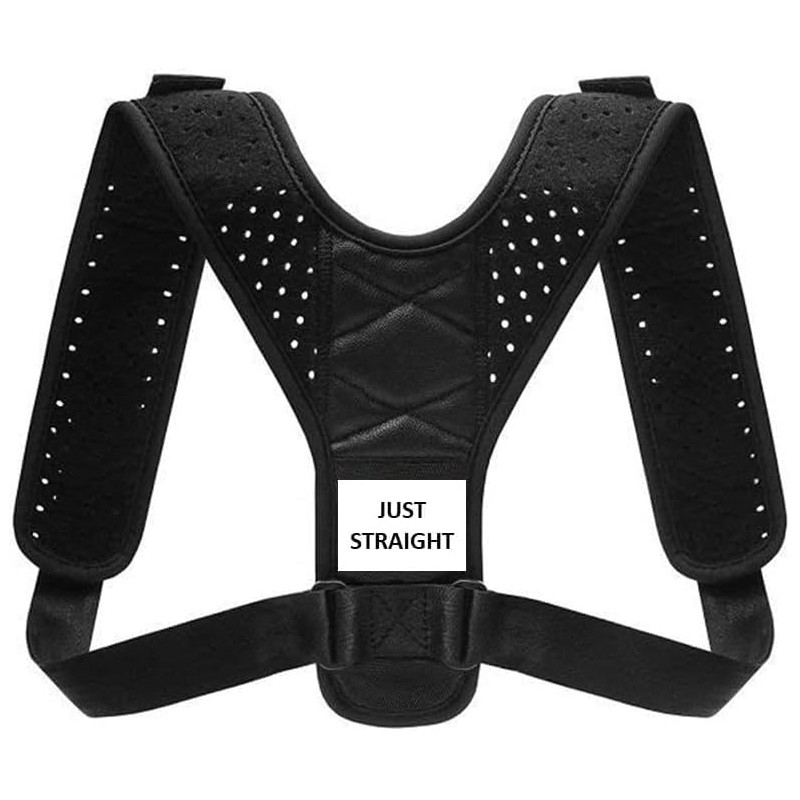 Children's Posture Correction Back Support with Massage Ball, Adjustable Straightener