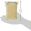 Esponja Exfoliante Corporal Rectangular con Rafia y Tira de Sujeción