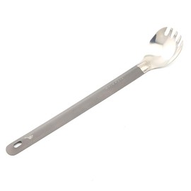 TOAKS Ultralight Titanium Tableware Outdoor Flatware Cutlery Fork and Spoon