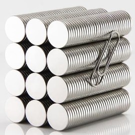 100 imanes pequeños de 0.472 x 0.039 in para nevera, imán decorativo para pizarra blanca, refrigerador, cocina, manualidades, oficina, imán