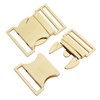Floyutin 5 pcs Third Adjustment buckle Metal Side Release Buckle