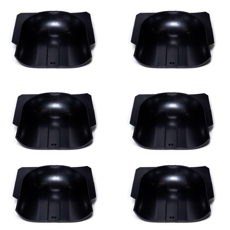 OKKO Billiard Pool Table Rubber Gulley Boots, Set of 6