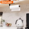 Paper Towel Holder Under Cabinet, Single Hand Operable Wall Mount