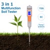 Soil Tester 3 in 1 Multifunction EC/TDS/Temperature Digital Soil Test