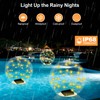 LUBITTE Floating Solar Pool Lights, 14-Inch Fairy Inflatable Light-Up Glow