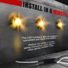 TMH 3/4 Inch Mini Amber Light 3 LED with Connector