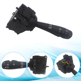 ERMWALR Turning Column Indicator Lights Automatic New Turn Signal Headlight Black Switch Turn Indicator Lights, 255408317R Compatible for Renault Taglias Dacia Turn Signal Column Switch 8201167982