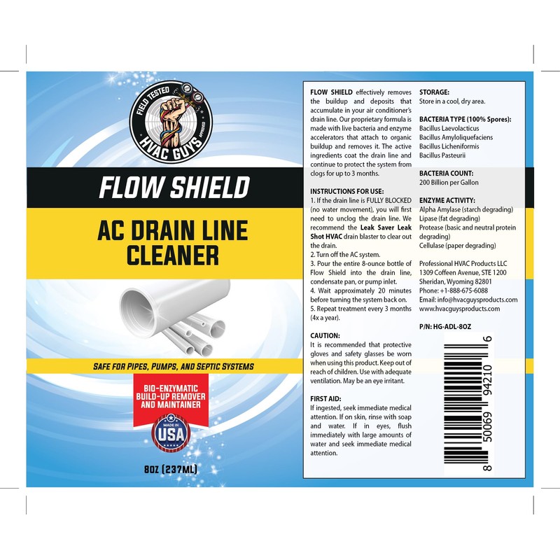 AC Drain Line Cleaner | Prevent Buildup and Overflow |