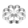 Nicear Aluminium Waffle Moulds With Wooden Handle Homemade Shape Oven