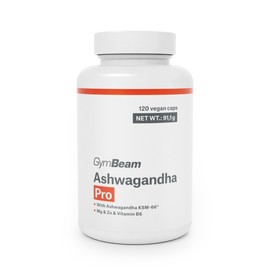 GymBeam GymBeam Ashwagandha Pro Kapseln - mit KSM-66 Ashwagandha fr Schlaf & geistige Gesundheit, erg?nzt mit Magnesium, Zink & Vitamin B6, untersttzt Konzentration & Ged?chtnis, 120 caps