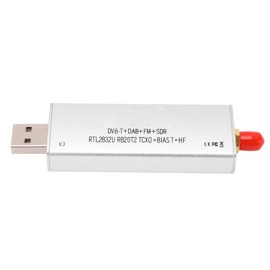 Radio Receiver RTL SDR R820T2 RTL2832U 1PPM TCXO SMA 500KHz‑1766MHz for Signal Reception
