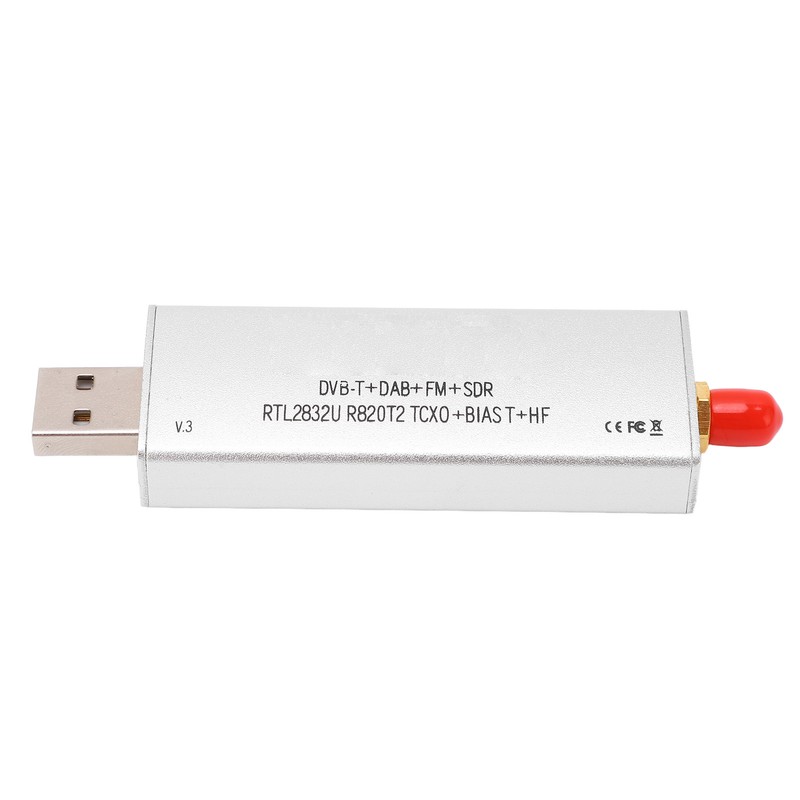 Radio Receiver RTL SDR R820T2 RTL2832U 1PPM TCXO SMA 500KHz‑1766MHz