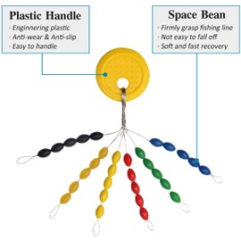 OROOTL Fishing Bobber Stops, 600pcs Rubber Bobber Beads Stopper for Fishing Line Float Sinker Stops Oval Shape 20 Set 30-in-1 Float Stoppers Size XS S M L XL