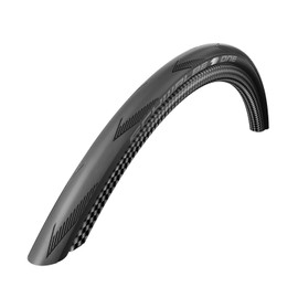SCHWALBE One Tire - 700 x 25, Clincher, Plegable, Negro, línea Evolution