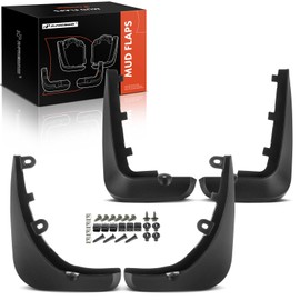 A-Premium Set of 4PCS Mud Flaps Splash Guards Mudguards Mudflaps with Hardware Kits Compatible with Volkswagen Beetle 2008-2012, Convertible/Hatchback, Front and Rear(Driver & Passenger Sides)