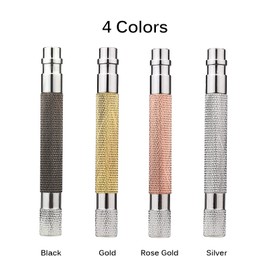 COMETX Shaving Handles for Replacement Razor Handle for Double Edge Razor Stainless Steel Safety Beard Razor Replacement Razor Handle Manual Moustache Removal Shaving Tool Accessories