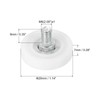 PATIKIL 29mm Drawer Rollers 4pcs Plastic Drawer Pulley Replacement Wheel