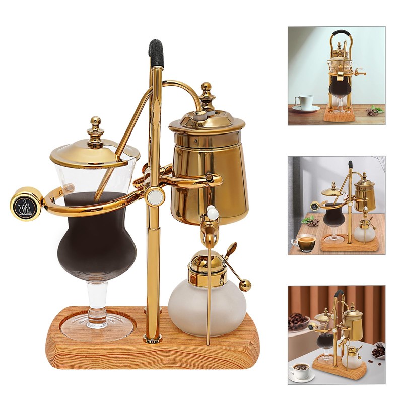 CUBELLIN Siphon Syphon Coffee Maker 15OZ Syphon Coffee Brewer Countertop