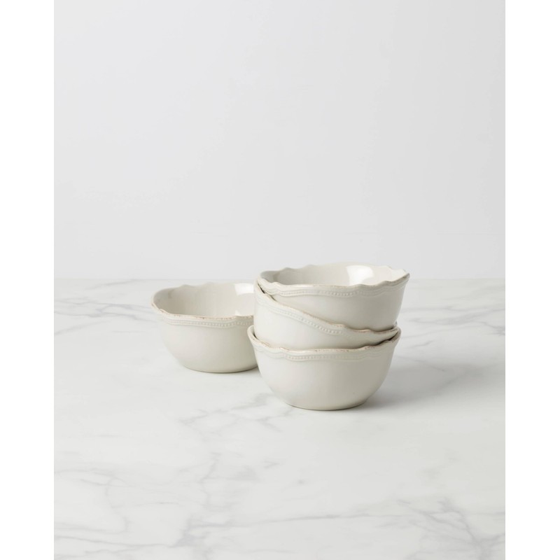 Lenox 895710 French Perle Bead All-Purpose Bowls, Set Of 4