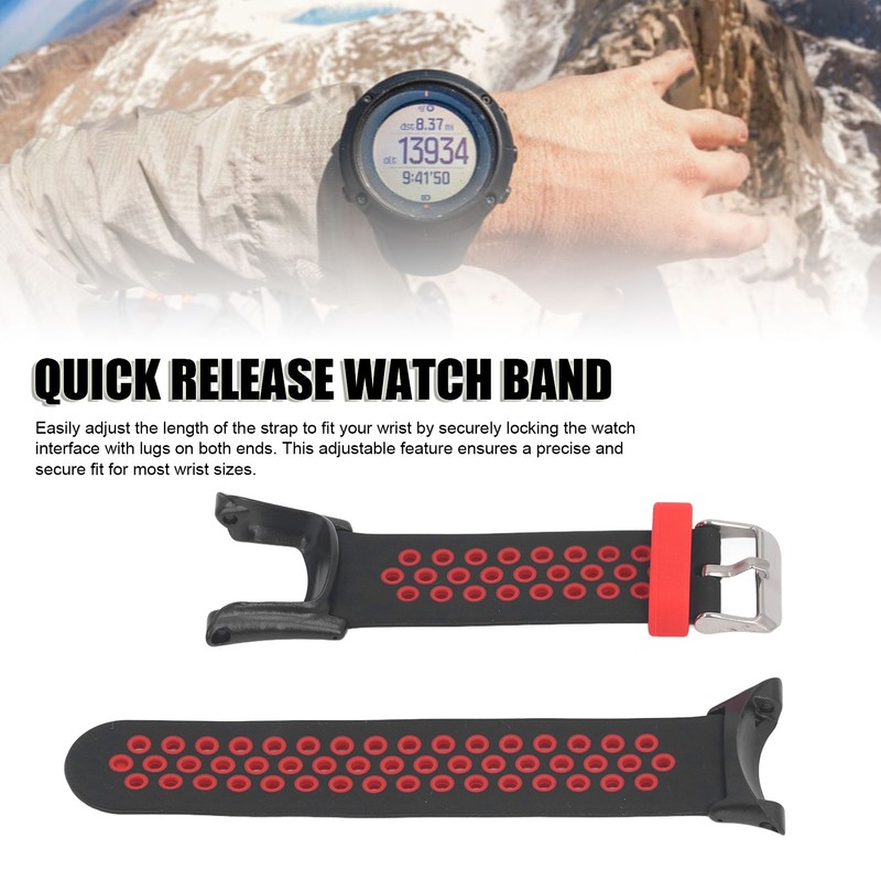 Silicone Quick Release Wristband Replacement Waterproof Accessory Silicone Watch Wristbands