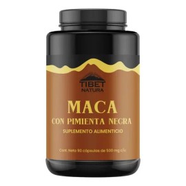 Maca con Pimienta Negra Cápsulas Tibet Natura Suplemento Nutricional