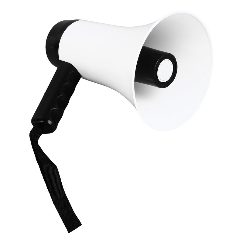 Handheld Megaphone Loud Rechargeable Support Recording Portable Bullhorn for Broadcasting