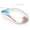 Wireless Keyboard and Mouse, Vssoplor Rechargeable Quiet Full-Size Keyboard and