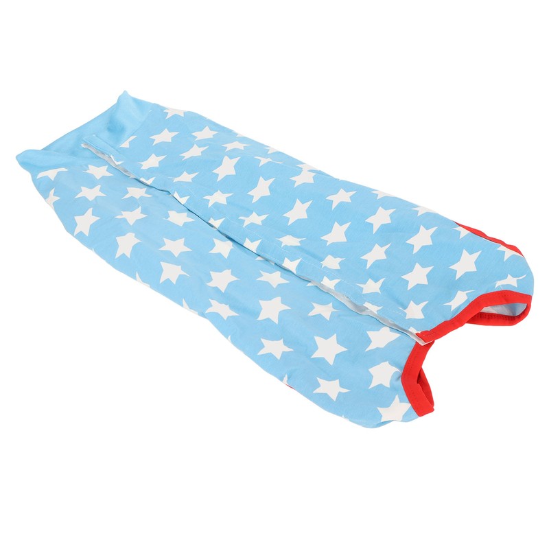 Dog Recovery Suit Blue Stars Pattern Prevents Licking Cotton Pet