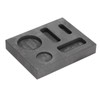 5 Grooves Graphite Ingot Melting Casting Refining Scrap Combo Crucible
