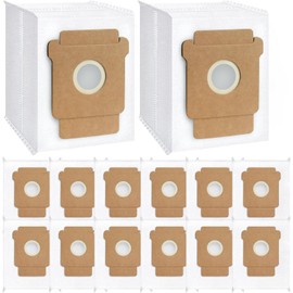 14 Pack Replacement Vacuum Bags Compatible with iRobot Roomba Q0520, 104/105 Combo, Plus 405/504/505 Combo, Max 705 Vac Clean Base Automatic Dirt Disposal Bags