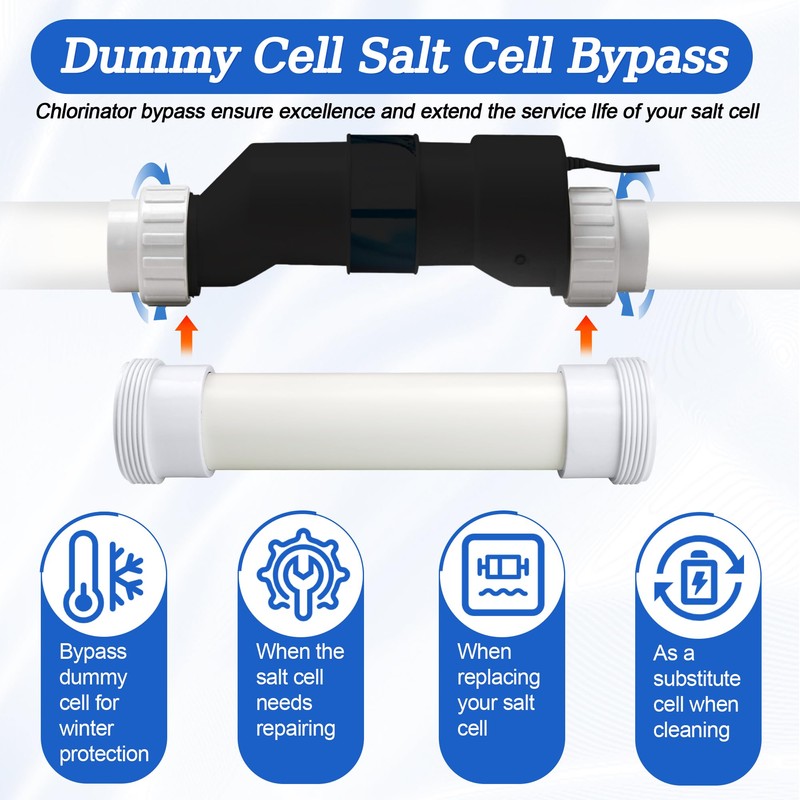 Rugam Pool Salt Bypass Dummy Cell Compatible with Hayward Salt