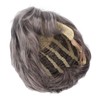 Men Gray Short Wig Heat Resistant Synthetic Multipurpose Adjustable Layered
