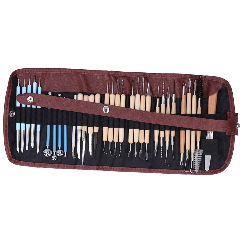31Pcs Pottery Tools Set Soft Clay Sculpting Carving Trimming Knife