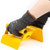 Landscape Trowel Concrete Curb Tool Yellow Plastering Trowel Mortar Hand