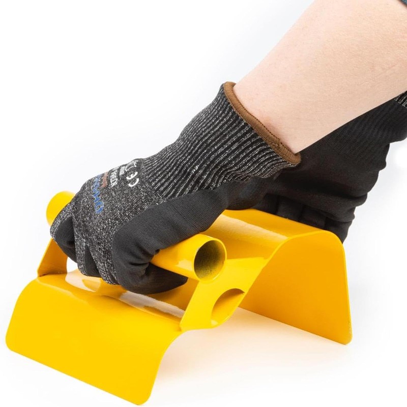 Landscape Trowel Concrete Curb Tool Yellow Plastering Trowel Mortar Hand