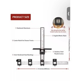 bravex Cabinet Hardware Jig,  Drawers/Cabine