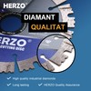 HERZO Set of 2 Diamond Cutting Discs Diameter 125 mm