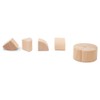 Quarter Circle Wooden Building Blocks Set 1-inch, Pack of 100