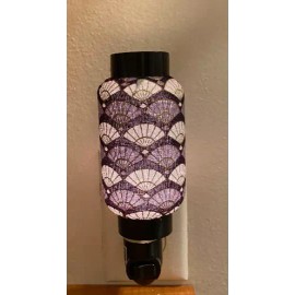 Cal Mart Gifts Japanese Fans Oriental Japanese Fabric Night Light Wall plug-in Home Decor Gifts