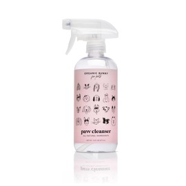 Organic Bunny for Pets Paw Cleanser – No‑Rinse, Lick-Safe Unscented Natural Spray to Soothe, Cleanse, and Deodorize for Pets – Safe & Hypoallergenic Formula for Dogs & Cats – 16 Oz.