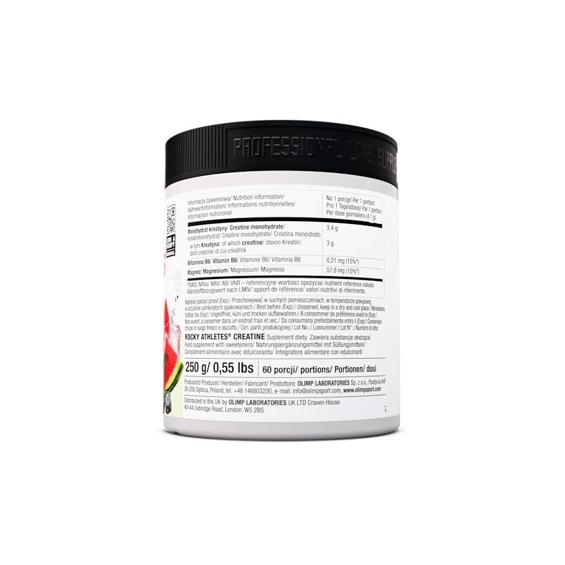 Olimp Rocky Athletes® Creatine - 250 g, Watermelon Ice -