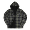 Yasumond Mens Warm Fleece Jackets Zip Up Plaid Flannel Sweatshirt