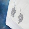 Heavenly Spiritual Symbol Cubic Zirconia Pave CZ Guardian Angel Wing