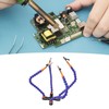 Soldering Helping Hands 4 Flexible Arms Aluminum Alloy Base Third
