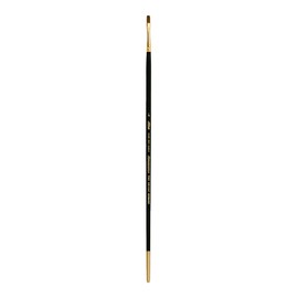 Silver Brush Limited 7102 Renaissance Bright Brush for Watercolor and Oil Paintings, Sable Bright Brush, Size 4, Long Handle