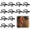 Juego de 12 Pack Walkie Talkie Auricular, Walkie Talkie Auricular