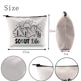 Girl Scout Gift Girl Scout Leader Gift Scout Life Cosmetic Bag Girl Power Gift (Scout Life UK)